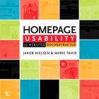 Book cover: Homepage Usability