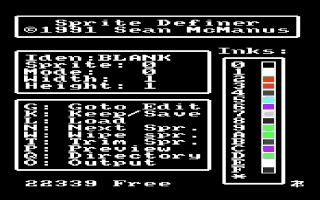 Screenshot of Sprite Definer