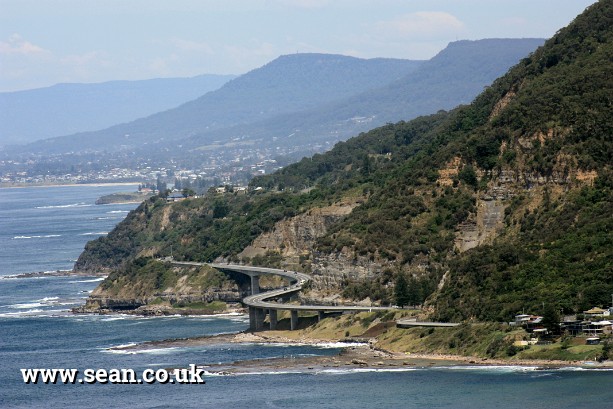 Photo of the Sea Cliff Bridge in Australia