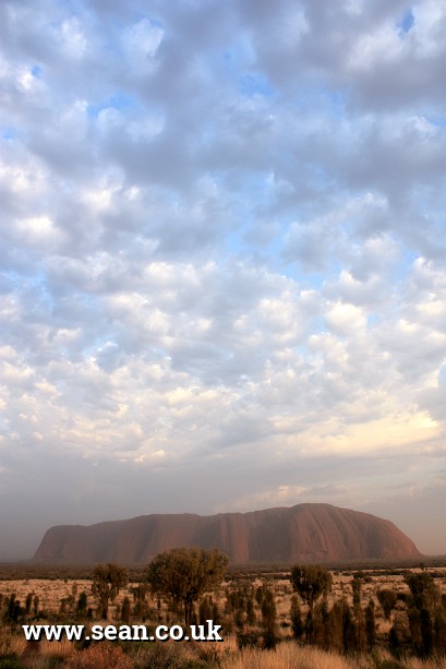 Photo of Uluru at dawn in Australia