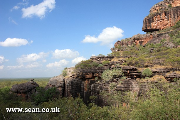 Photo of a rock formation at Ubirr in Australia
