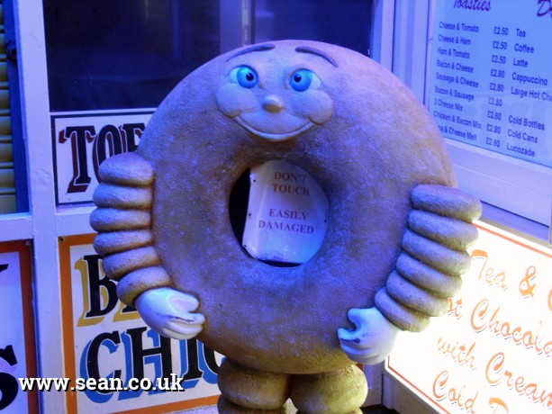 Photo of a large scary doughnut in Blackpool, UK