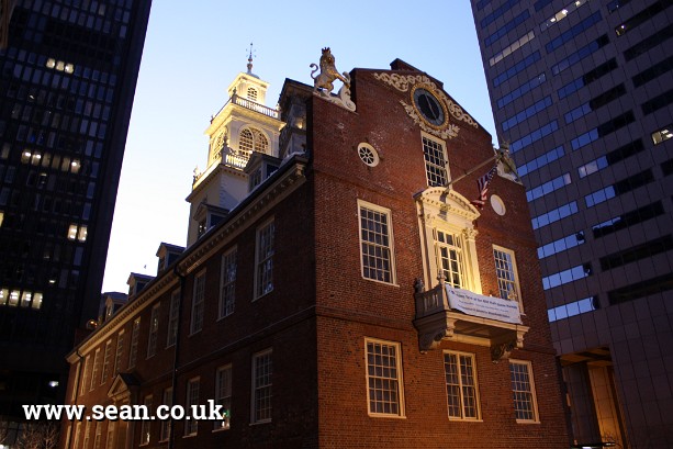 Photo of the Old State House in Boston, USA