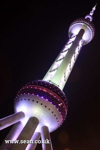 Photo of the Oriental Pearl TV Tower, Shanghai in China