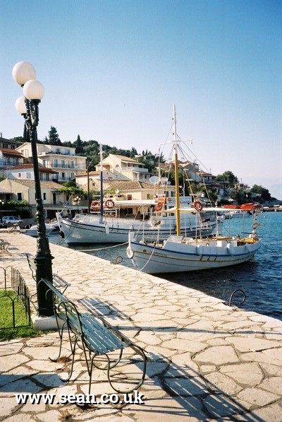 Photo of boats in Corfu in Corfu