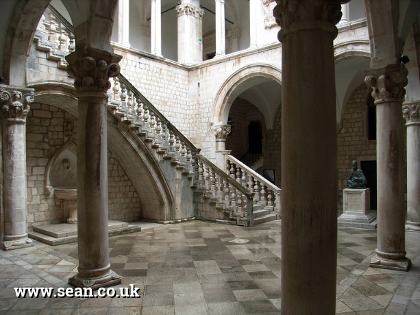 Photo of inside the Rector's Palace in Dubrovnik