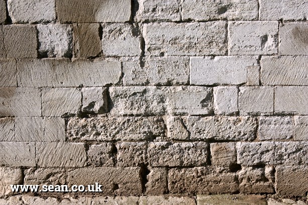 Photo of the wall of Gloucester Cathedral in England