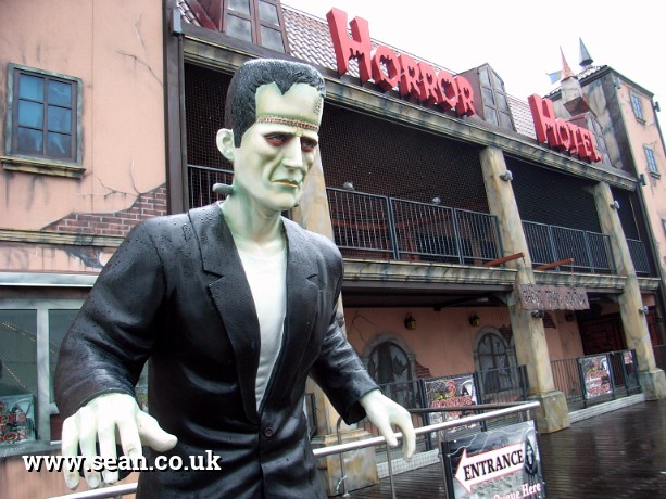 Photo of the Horror Hotel on Brighton Pier in England