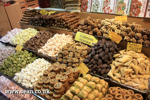 Photo of goods inside the Grand Bazaar, Istanbul in Istanbul, Turkey