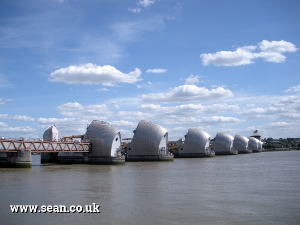 Photo of the Thames Barrier in London, UK
