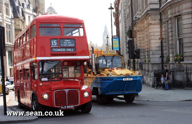 Photo of a London Bus and Duck tour in London, UK