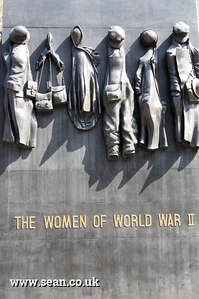 Photo of the monument to the Women of World War II in London, UK