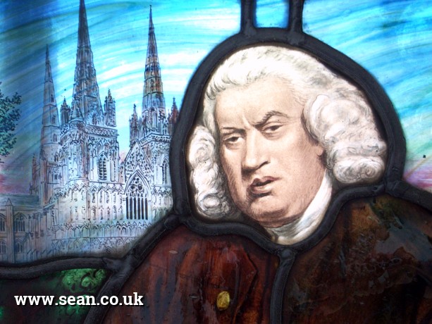 Photo of Dr Samuel Johnson in London, UK