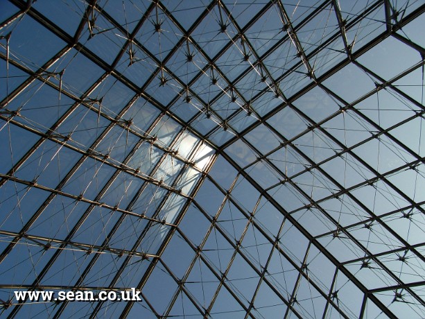 Photo of the roof of the Louvre in Paris, France