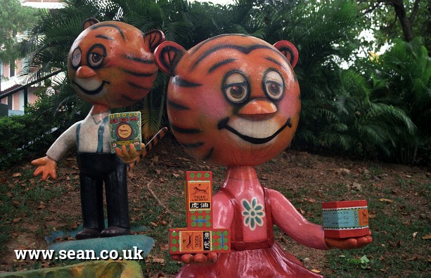 Photo of Tiger Balm Gardens characters in Singapore