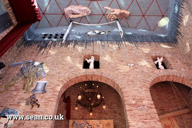 Photo of inside the Dali Theatre Museum, Figueres in Spain