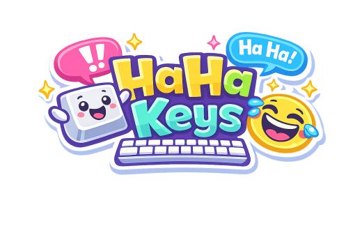 HaHaKeys typing tutor game logo