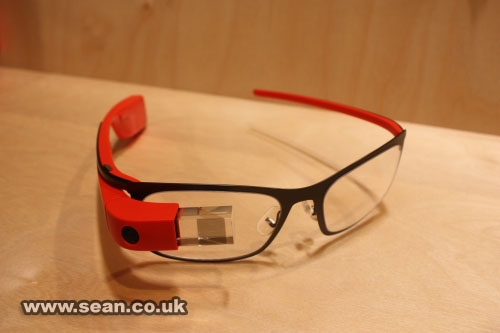 a photo of a Google Glass device