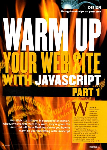 Scan of page from Internet Works magazine