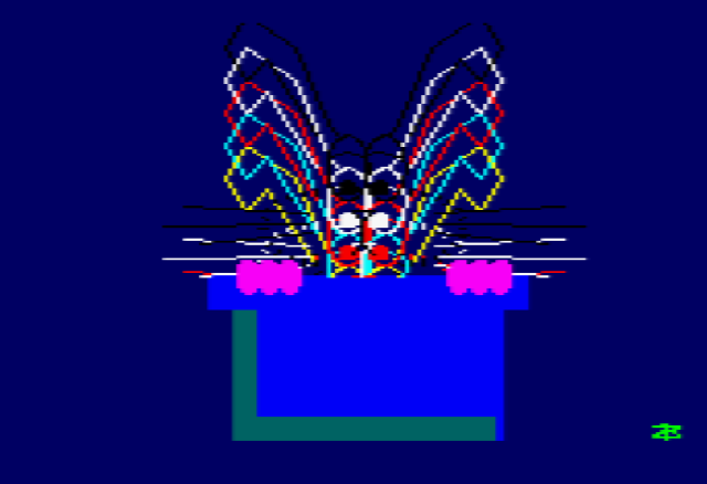 Screenshot of Bunny Simulator with all the pens showing