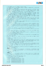 Scan of a magazine page showing the code listing for this program