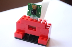 Photo of my camera module on a Lego mount