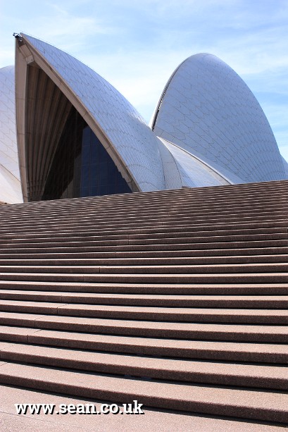 Photo of the steps at the Sydney Opera House in Australia