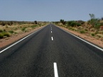 the Stuart Highway, Australia