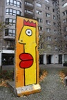 a Berlin Wall memorial piece