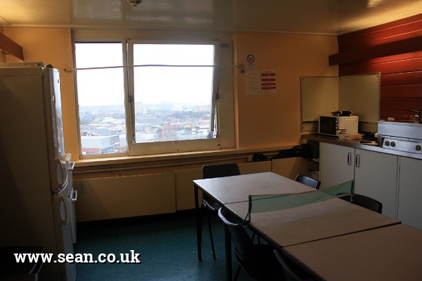 Photo of a student kitchen in Birmingham, UK