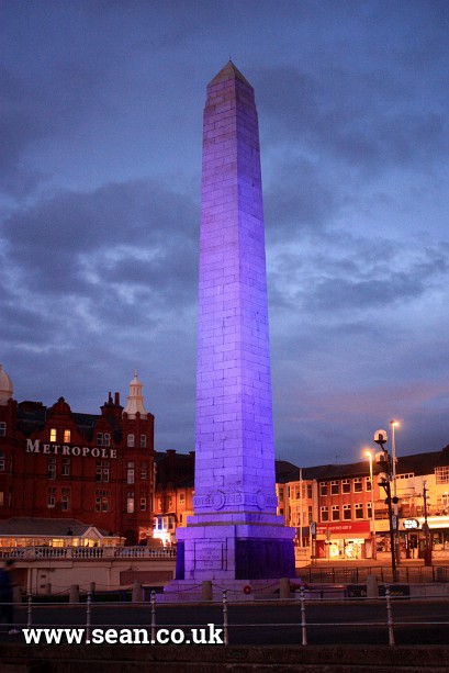 Photo of Blackpool's war memorial in Blackpool, UK