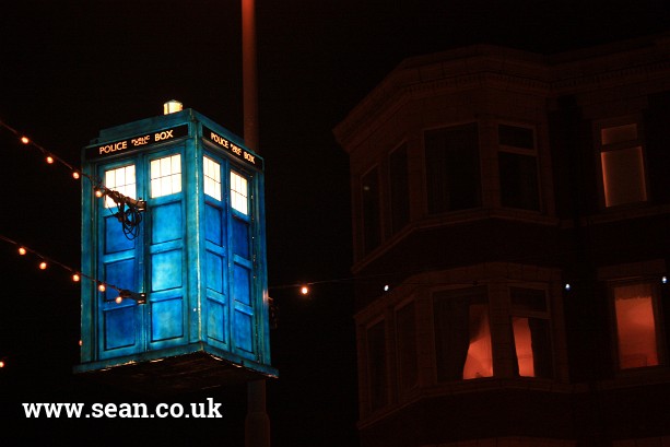 Photo of Dr Who's Tardis in Blackpool in Blackpool, UK
