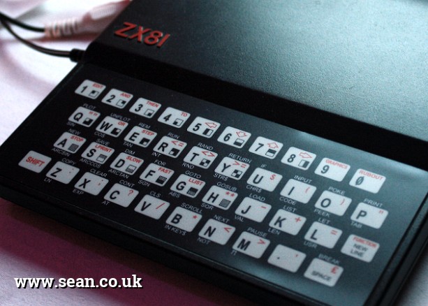 Photo of a Sinclair ZX81 in Blackpool, UK