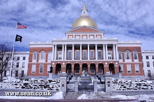Photo of the Massachusetts State House, Boston in Boston, USA