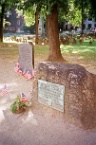 the grave of Samuel Adams