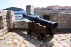 a cannon in Dubrovnik