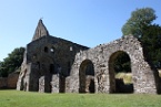 the ruins of Battle Abbey