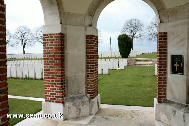 Photo of Dernancourt War Cemetery in France