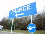 a sign to France