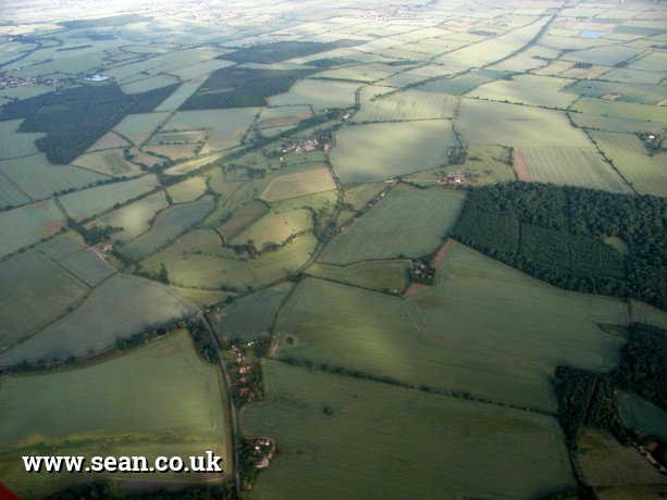 Photo of another view from a hot air balloon in Hot Air Ballooning