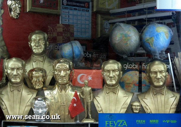 Photo of Ataturk statues in Istanbul, Turkey
