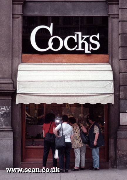 Photo of a funny Italian shop in Italy