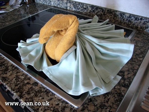 Photo of a towel arrangement in Lanzarote