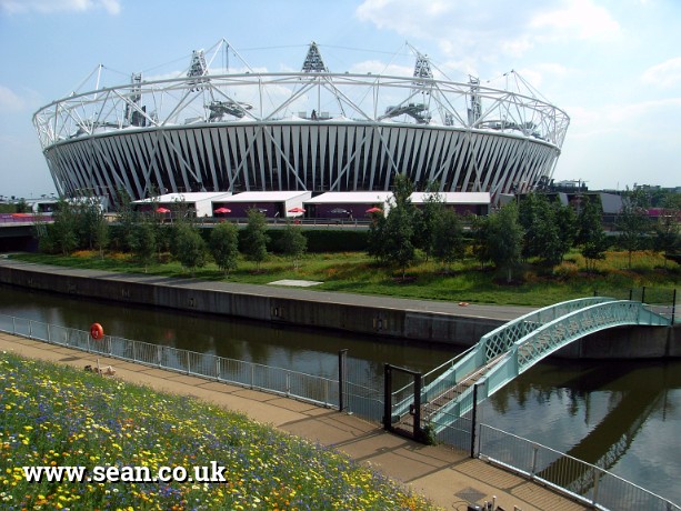 Photo of the Olympic Stadium in London, UK