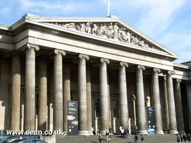 Photo of the British Museum in London, UK