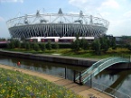 the Olympic Stadium
