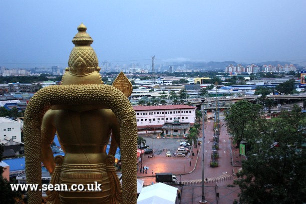 Photo of Murugan looking out over KL in Malaysia
