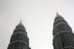 the top of the Petronas Twin Towers