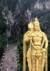 the Batu Caves and Murugan statue