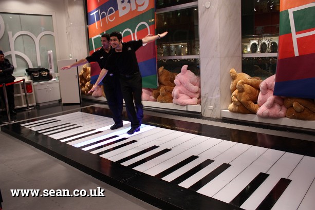 Photo of the Big piano at FAO Schwarz, New York in New York, USA
